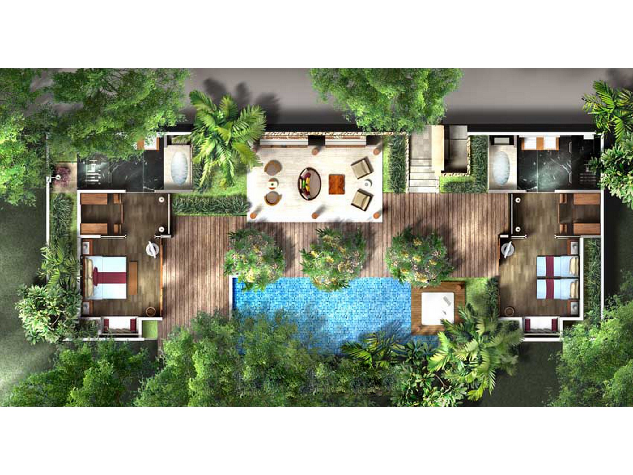 TWO BEDROOM POOL VILLA