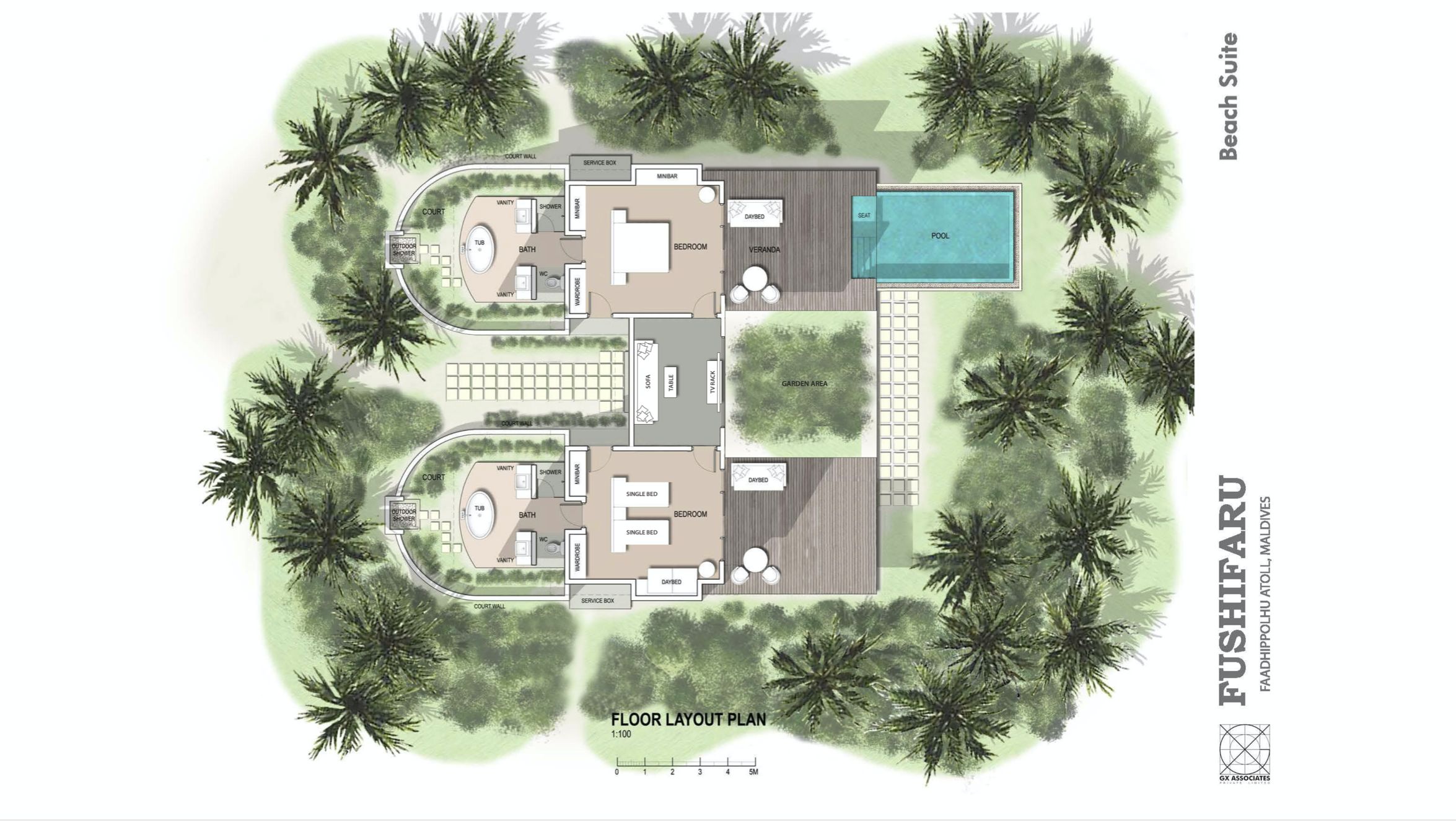Beach Duplex Villa
