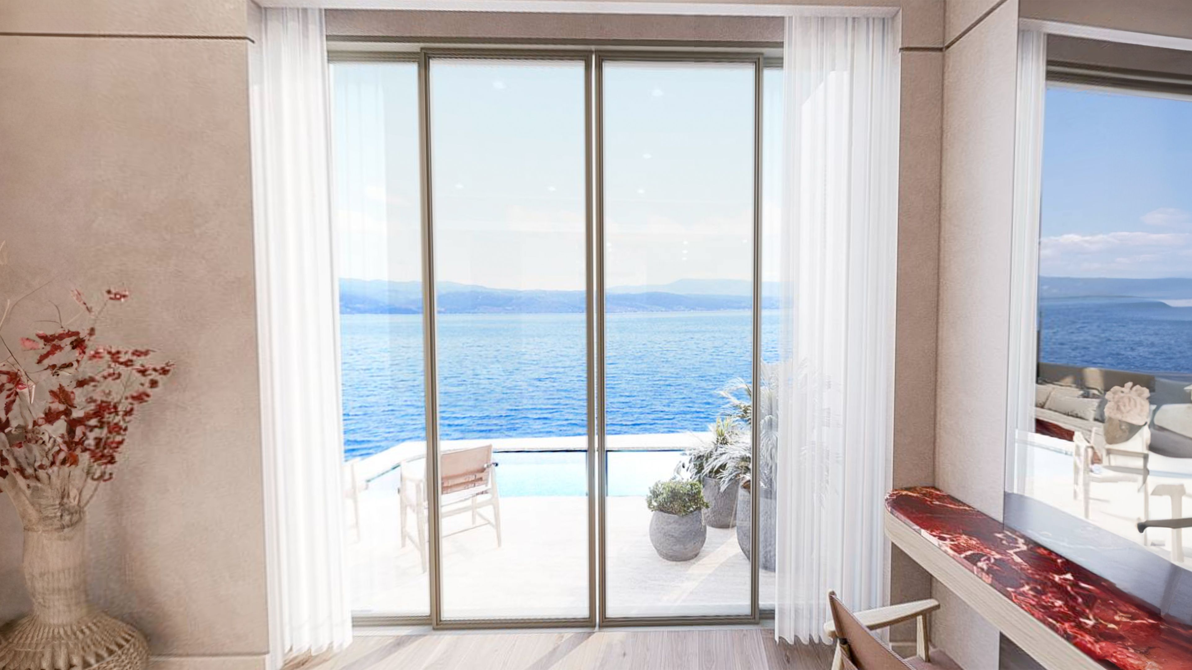 Junior Suite Sea View With Sky Pool