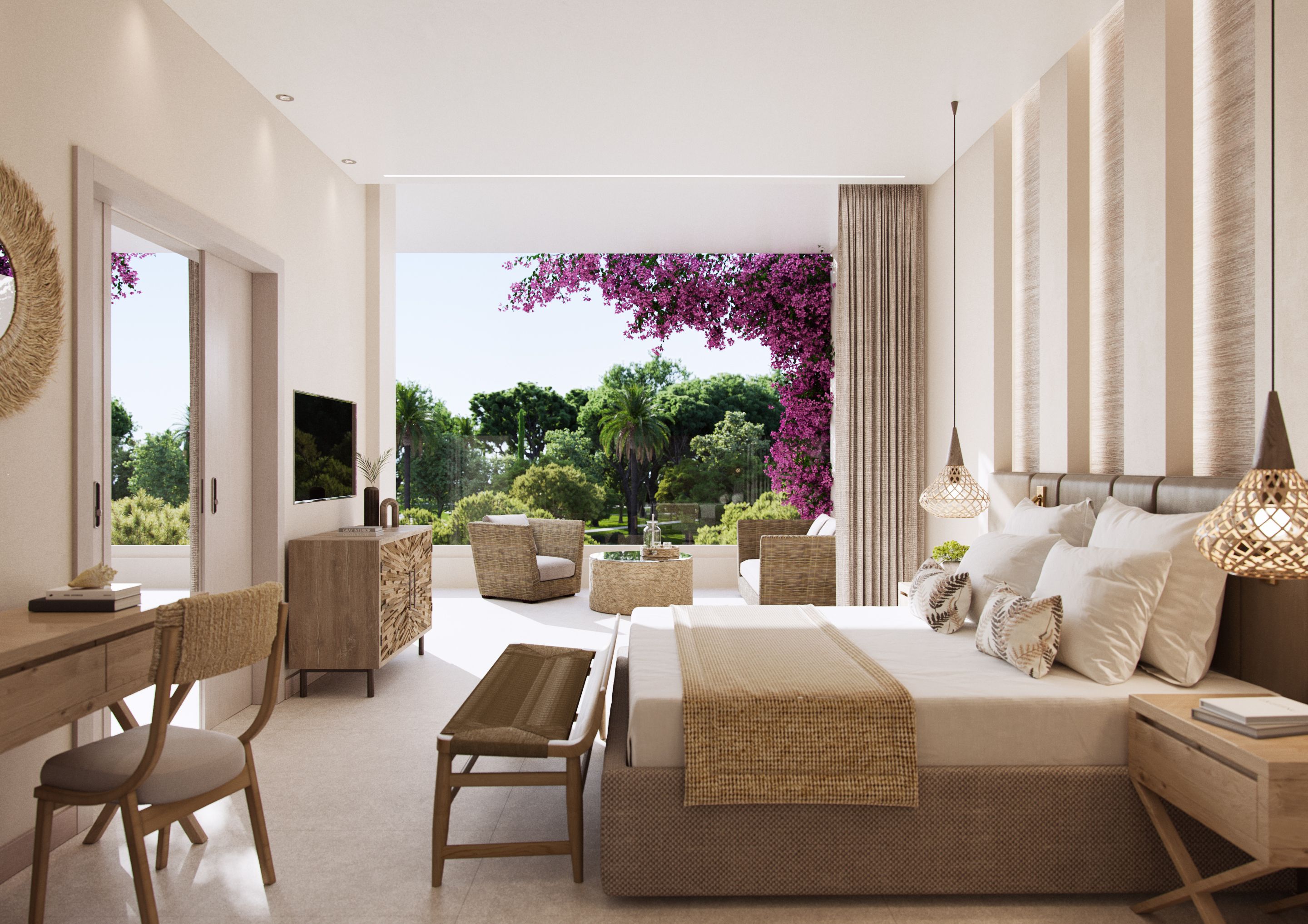 Deluxe One Bedroom Bungalow Suite Balcony Garden View