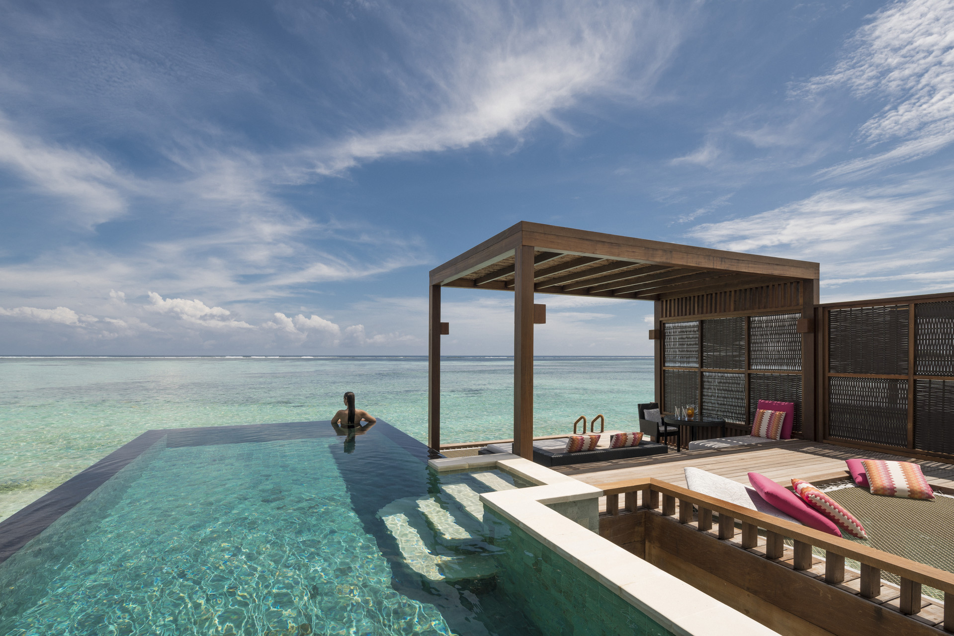 Sunset Water Villa with Pool