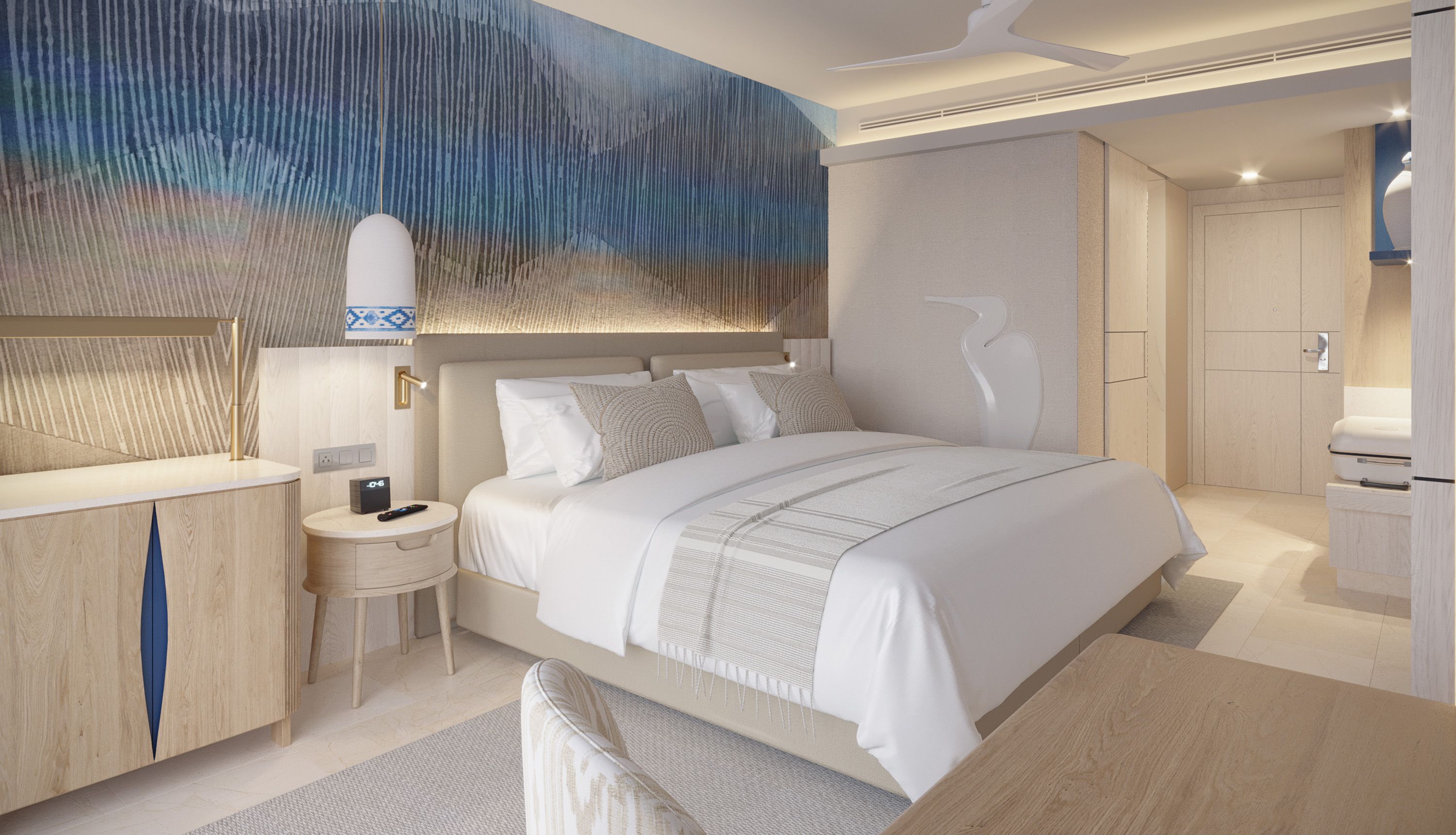 DOUBLE ROOM LATERAL SEA VIEW OR POOL VIEW BALCONY OR TERRACE