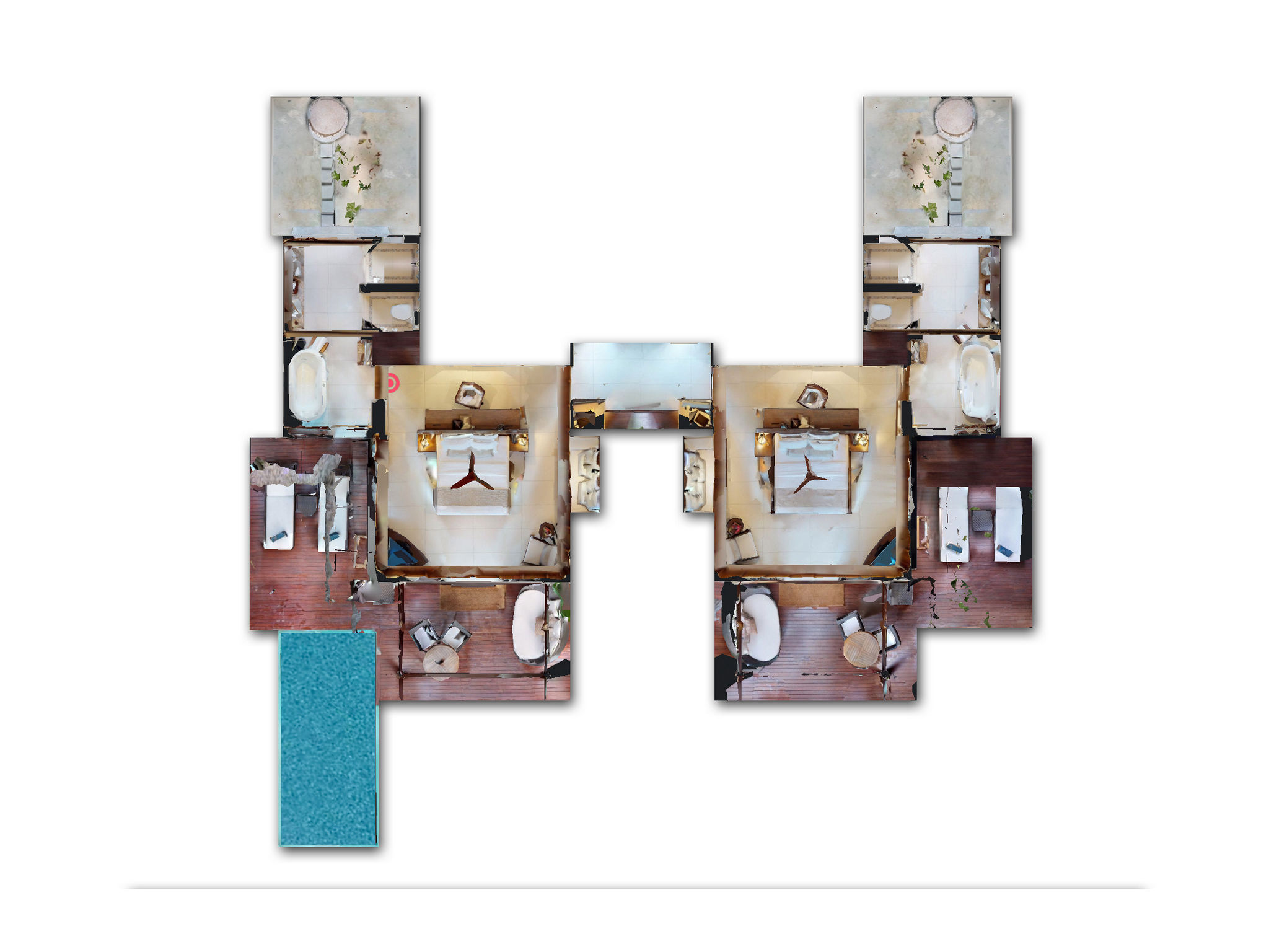 TWO BEDROOM FAMILY BEACH VILLA