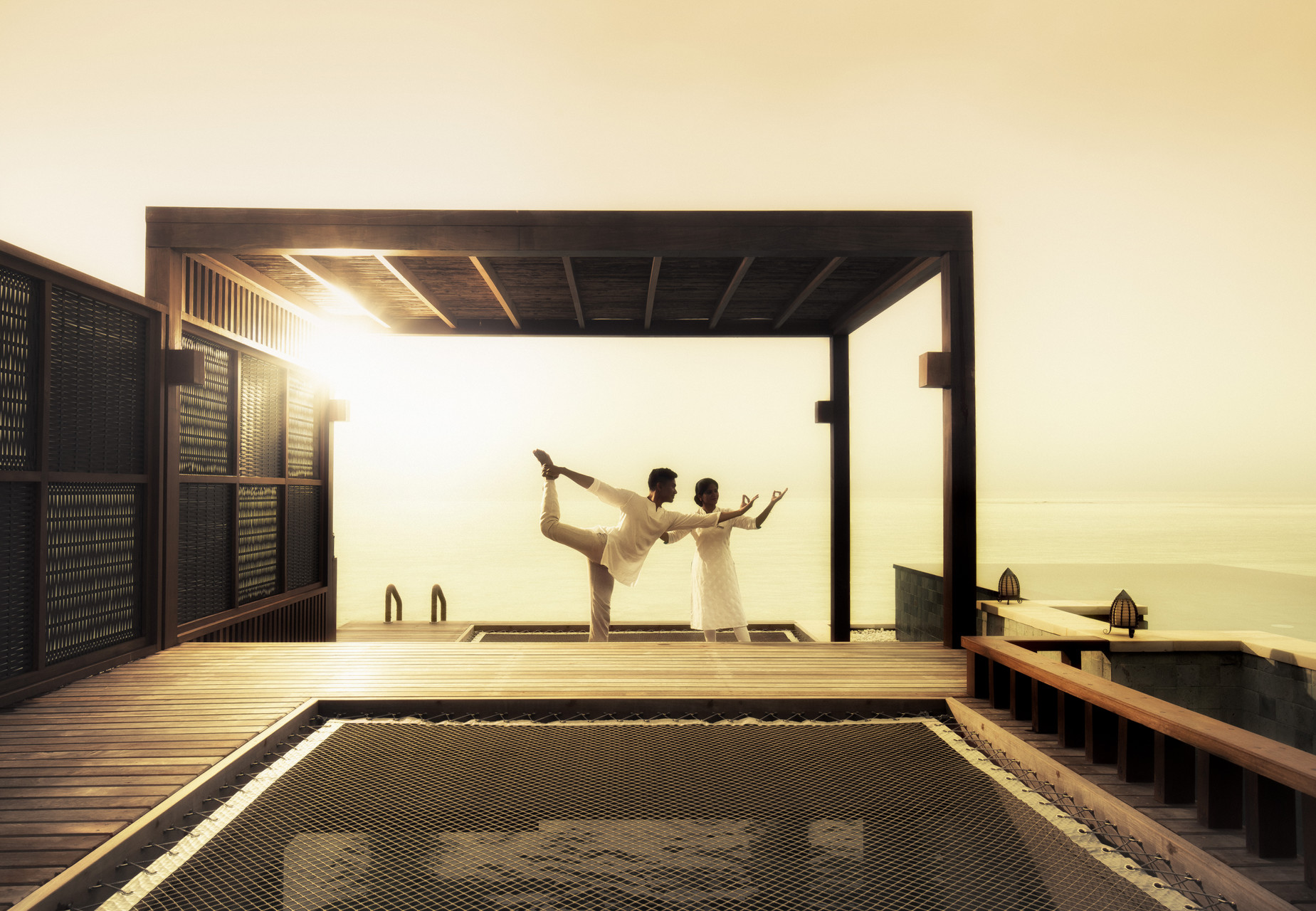 Sunset Water Villa with Pool