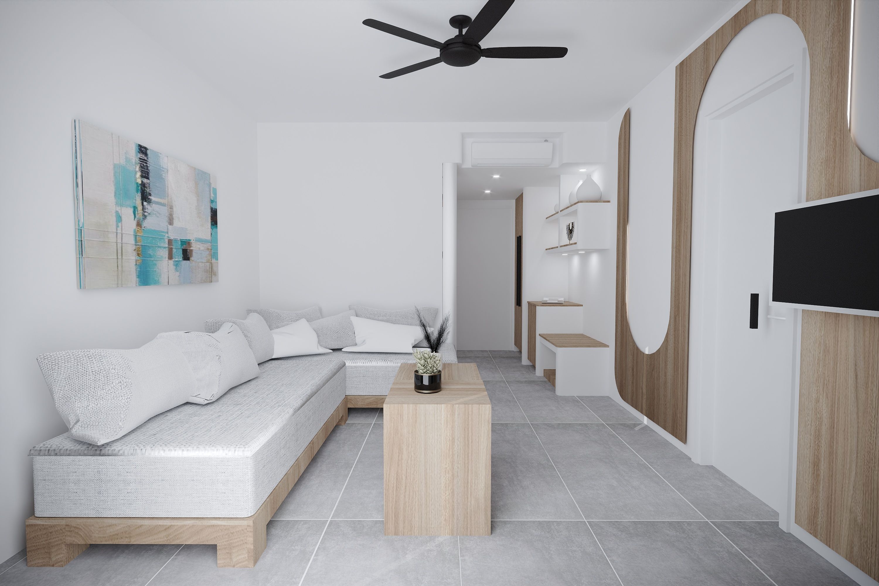 SUPERIOR FAMILY GARDEN VIEW WITH 2 BEDROOMS AND BALCONY OR TERRACE 
