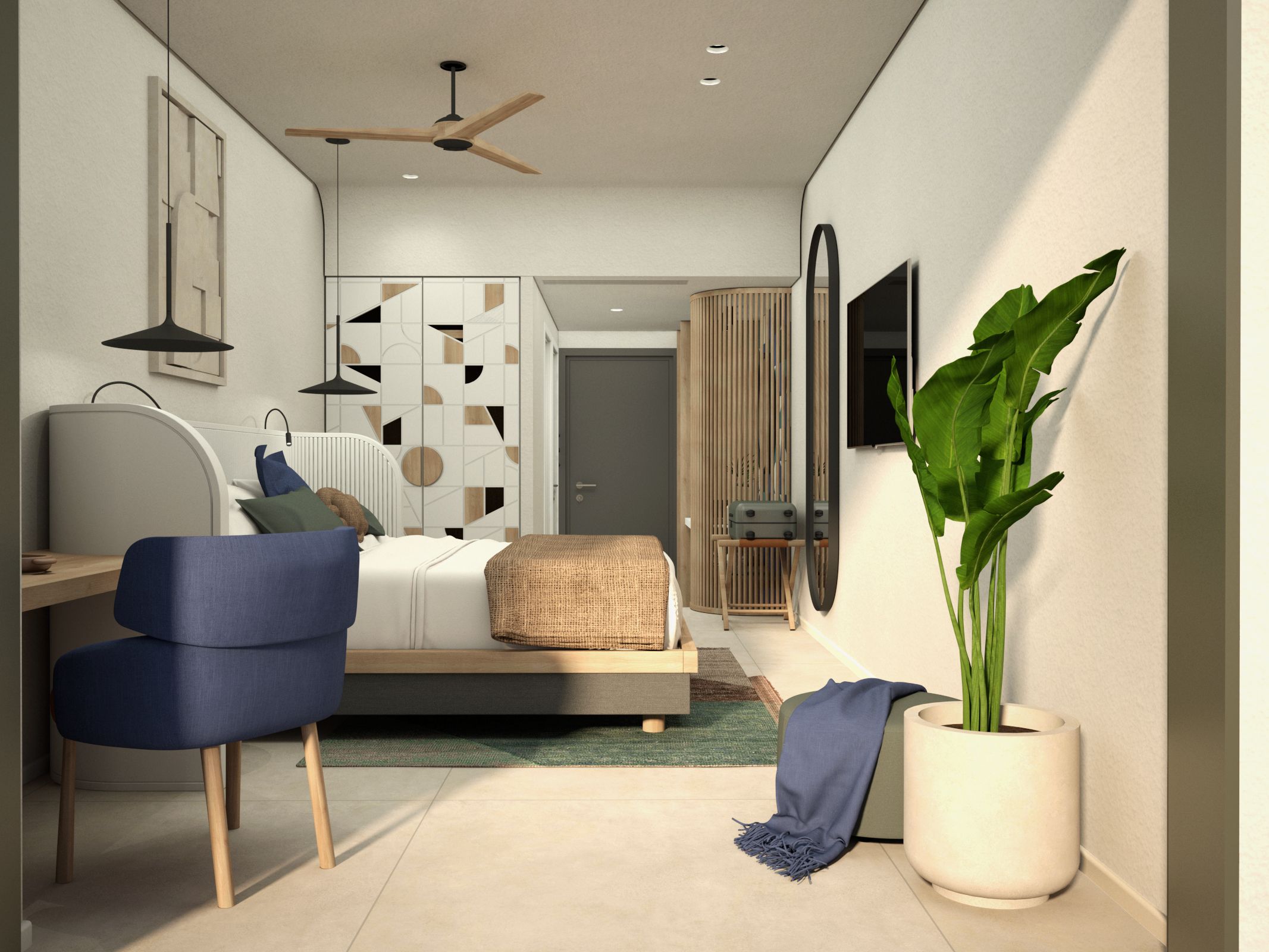 Room  single garden view 