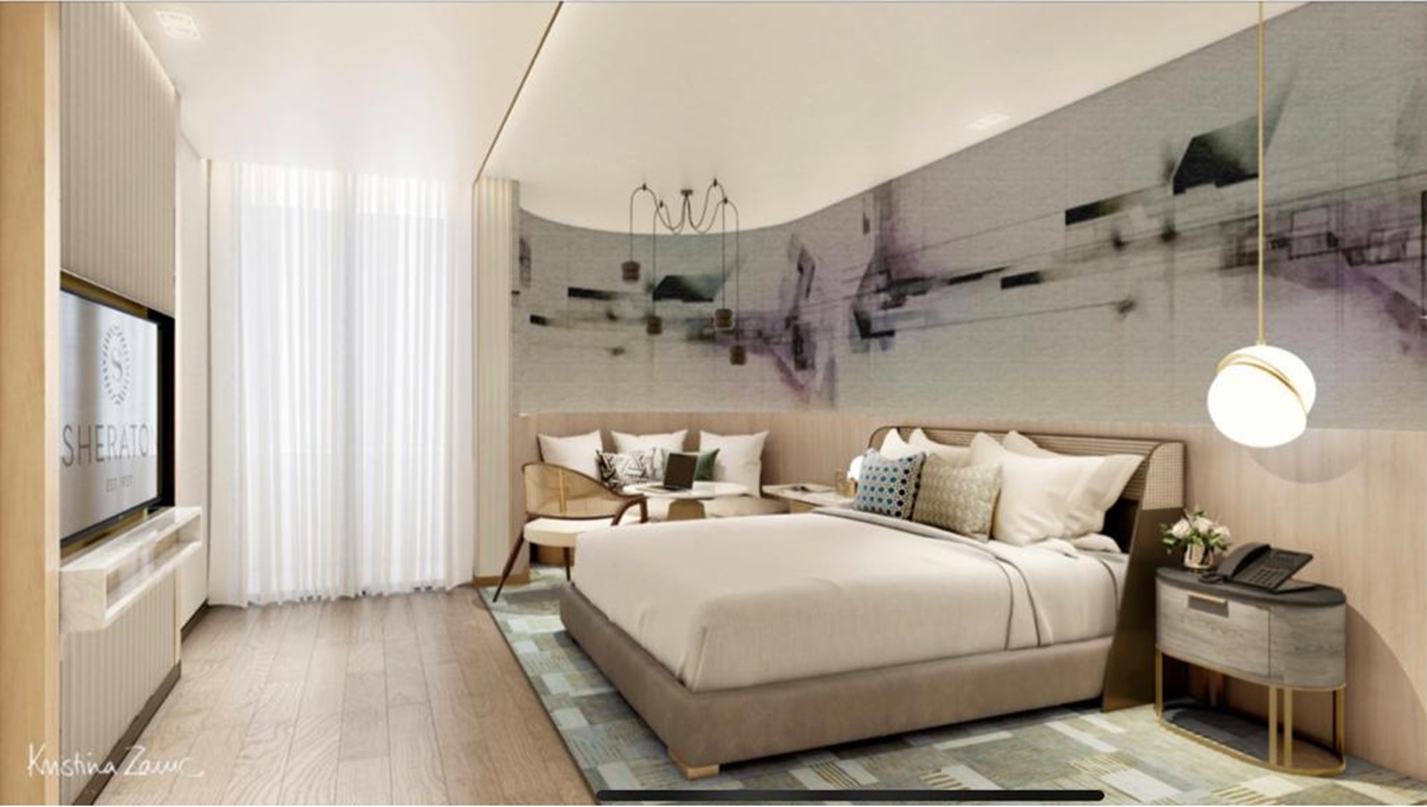 Classic city view rooms 