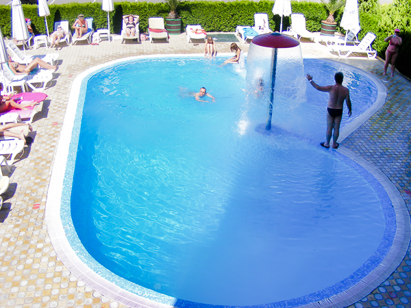 Sunny Beach, Hotel Aktinia, piscina exterioara.jpg