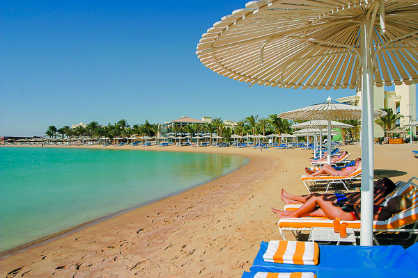 Hurghada, Hotel Hilton Resort, plaja.jpg