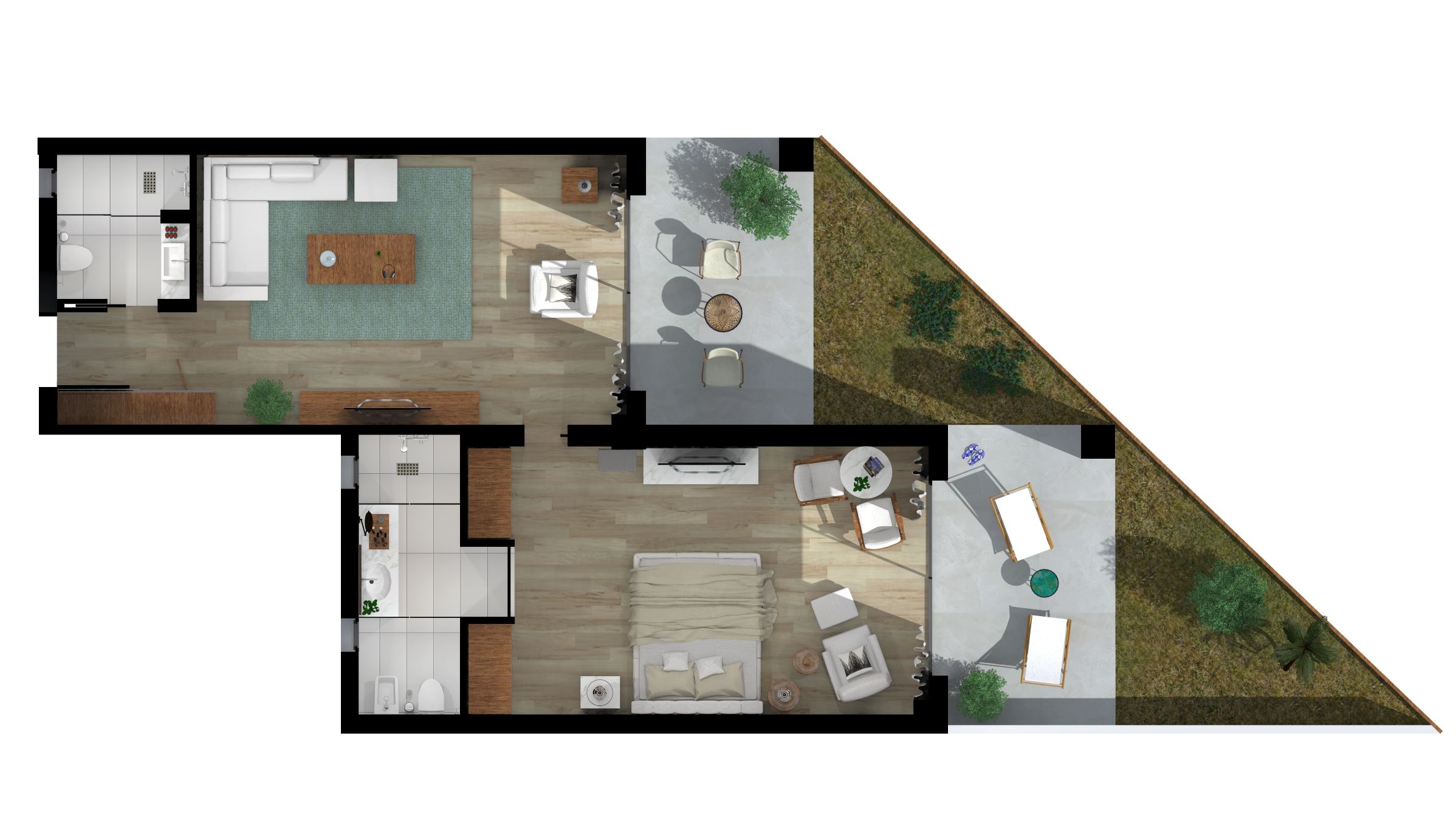 Emerald Suite Beach Front