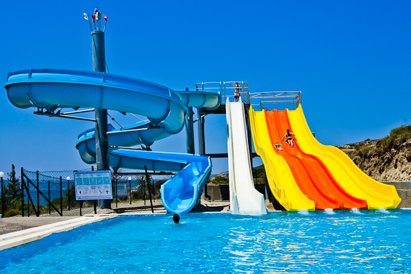 Kos, Hotel Blue Lagoon Village, tobogane.jpg