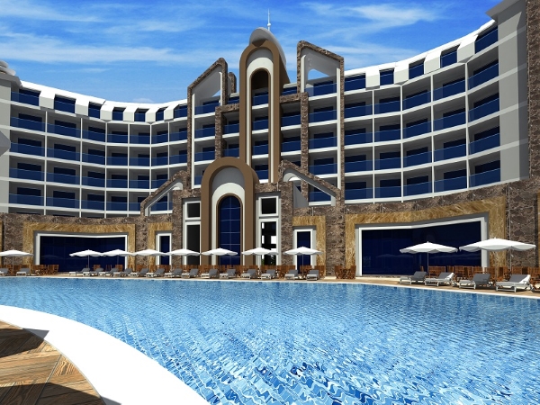 Alanya, Hotel The Lumos Deluxe Resort, piscina exterioara.jpg