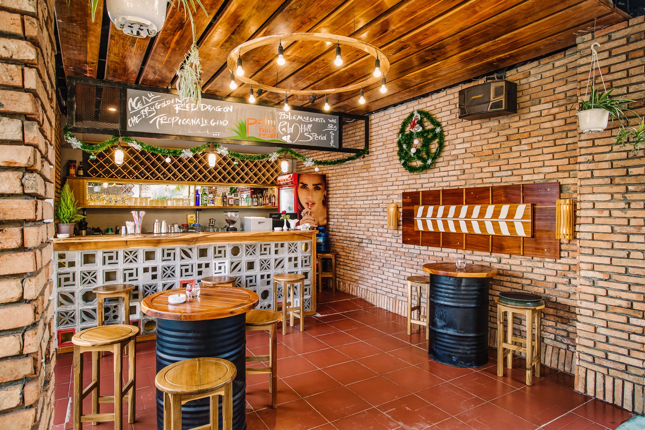 Outdoor wine Bar
