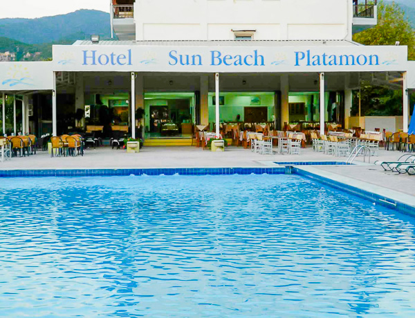 Platamonas, Hotel Sun Beach, piscina exterioara.jpg