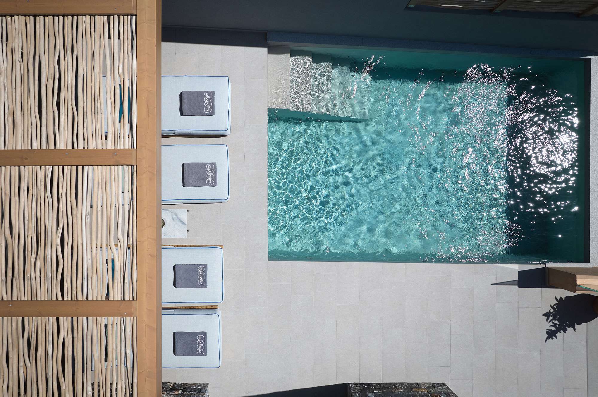 Grand Suite with 2 Private Pools & Outdoor Living Area Sea View