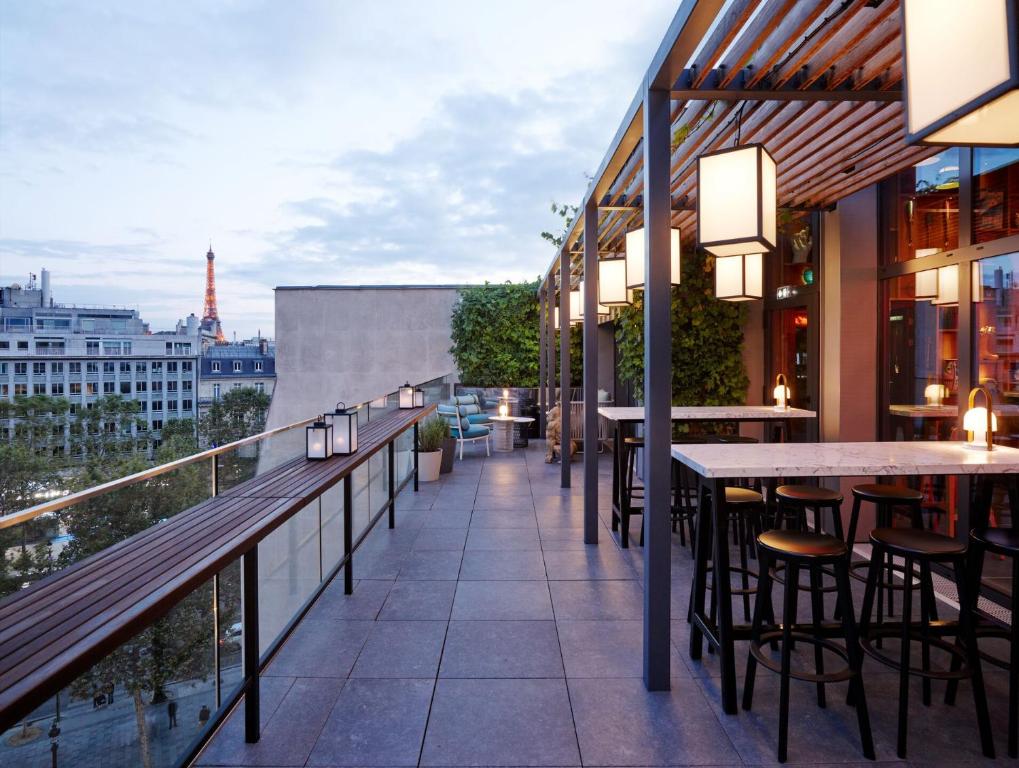 The Champs-Élysées in Paris