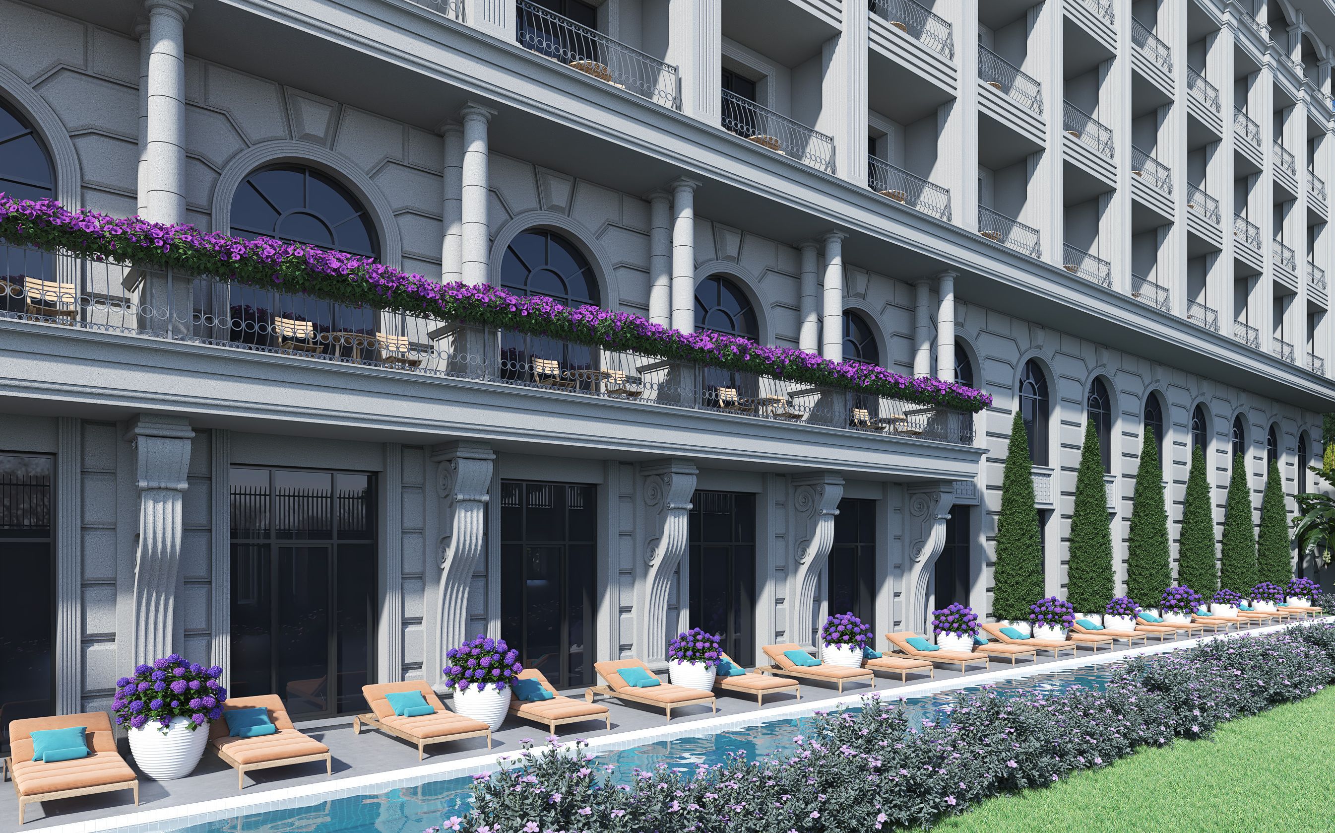 SWIM-UP ROOM WITH POOL VIEW
