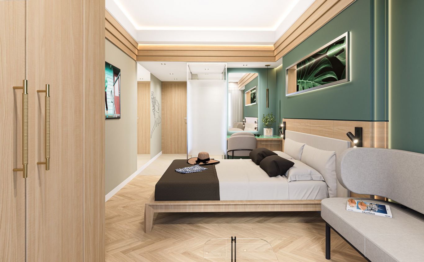 SUPERIOR DOUBLE ROOM LAND VIEW BALCONY