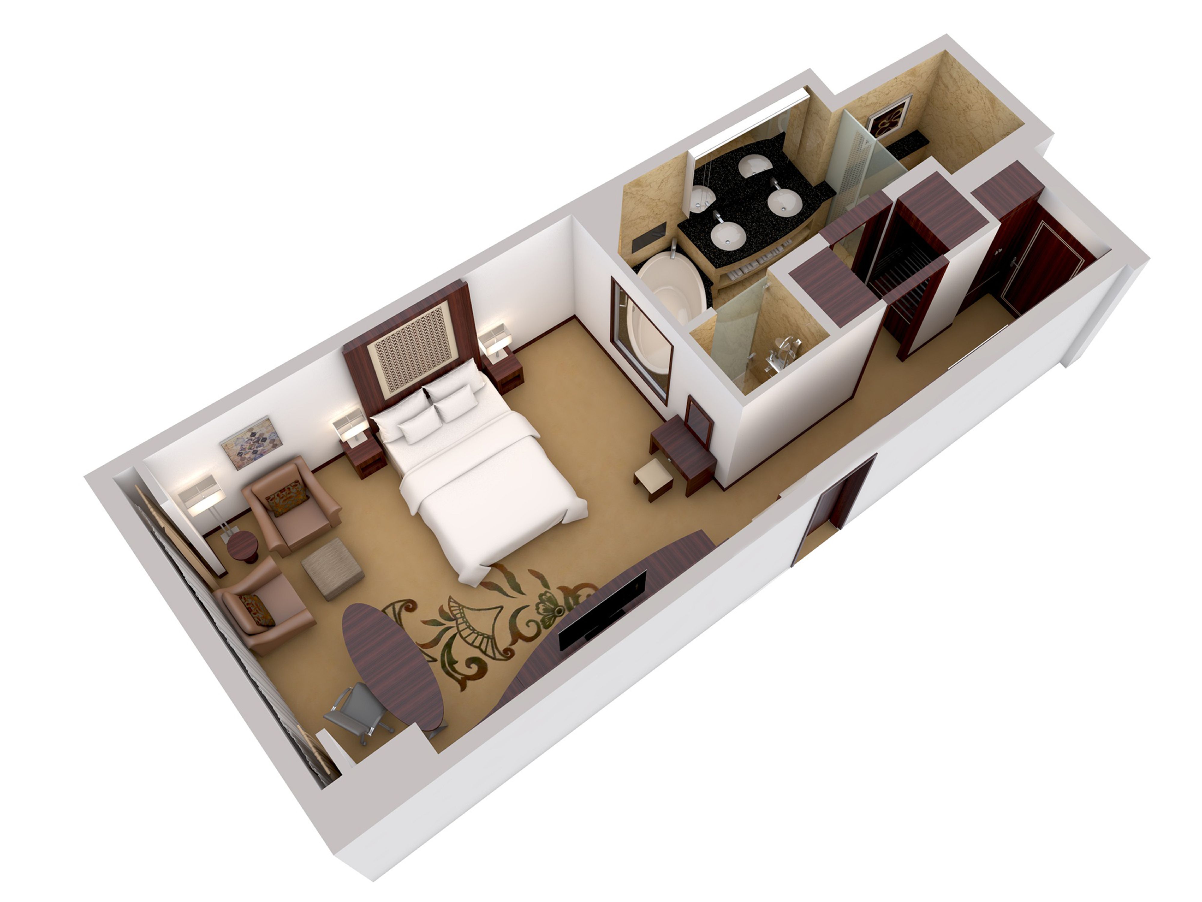 Two Bedroom Family Room
