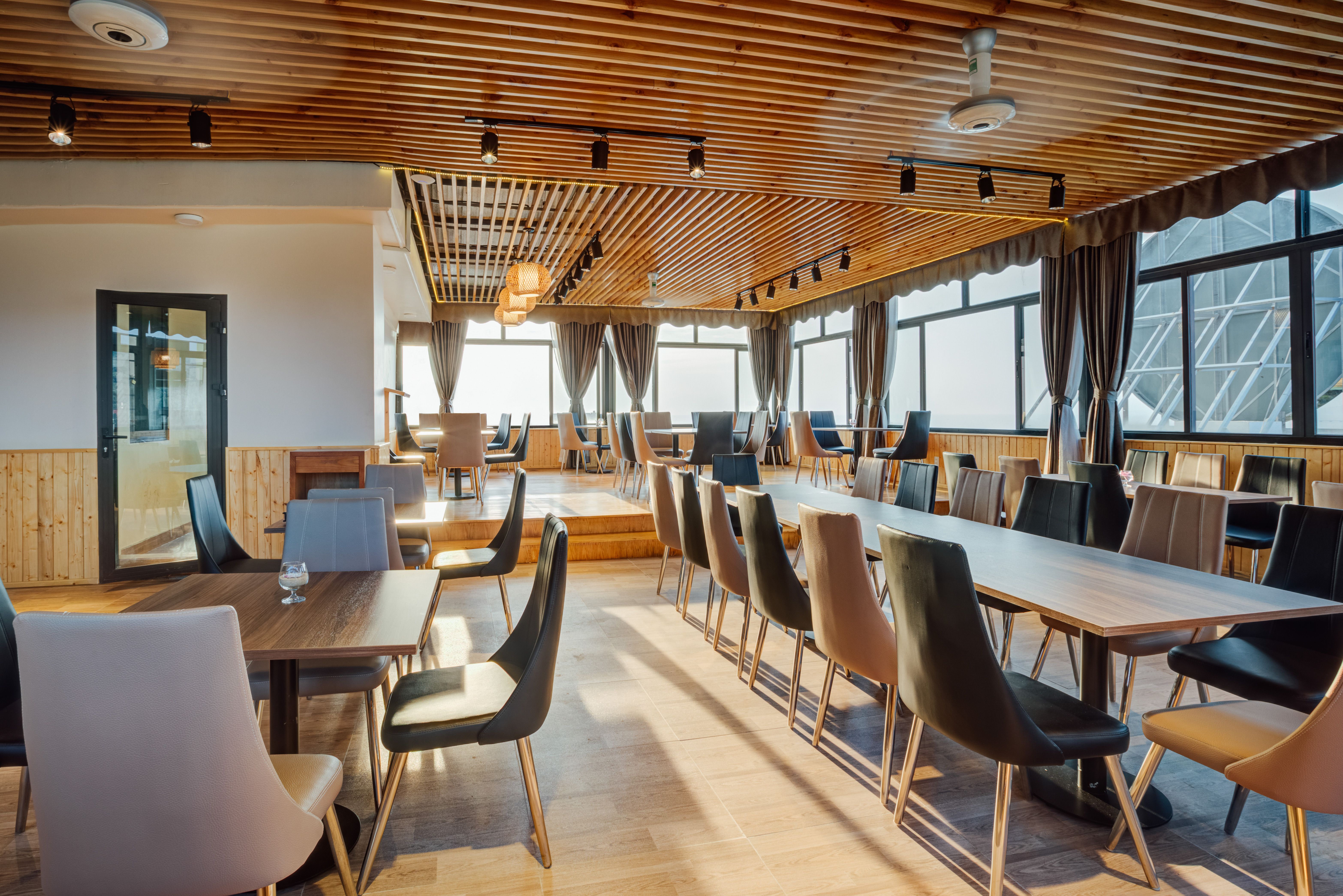 Top floor restaurant