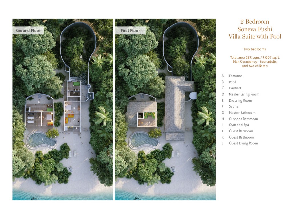 Soneva Fushi VillaTwo Bedroom Suite with Pool