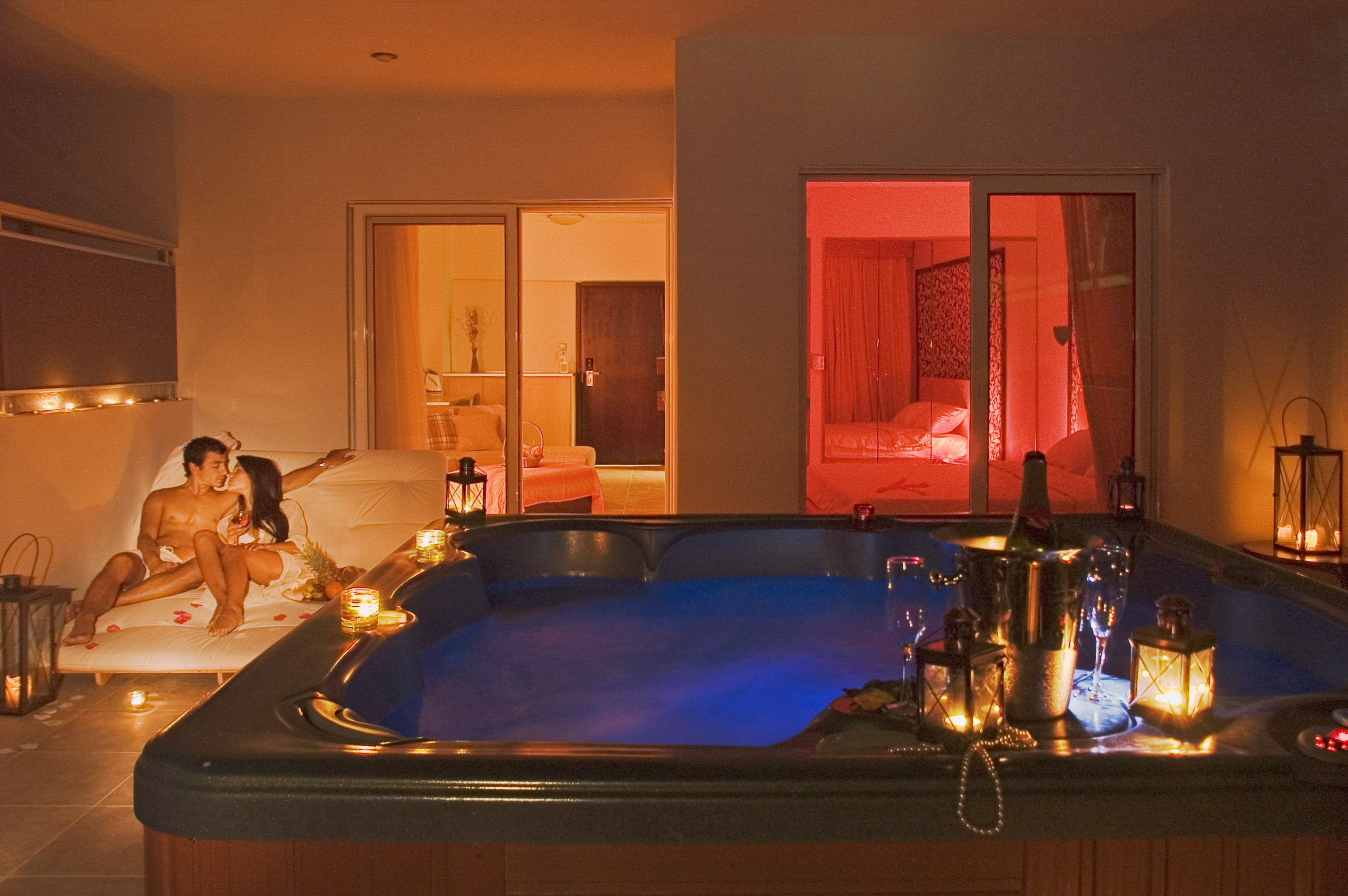 executive suite with private jacuzzi