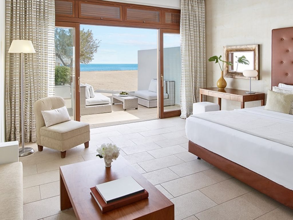 Creta Beach Villa Seafront  Heated Private Pool