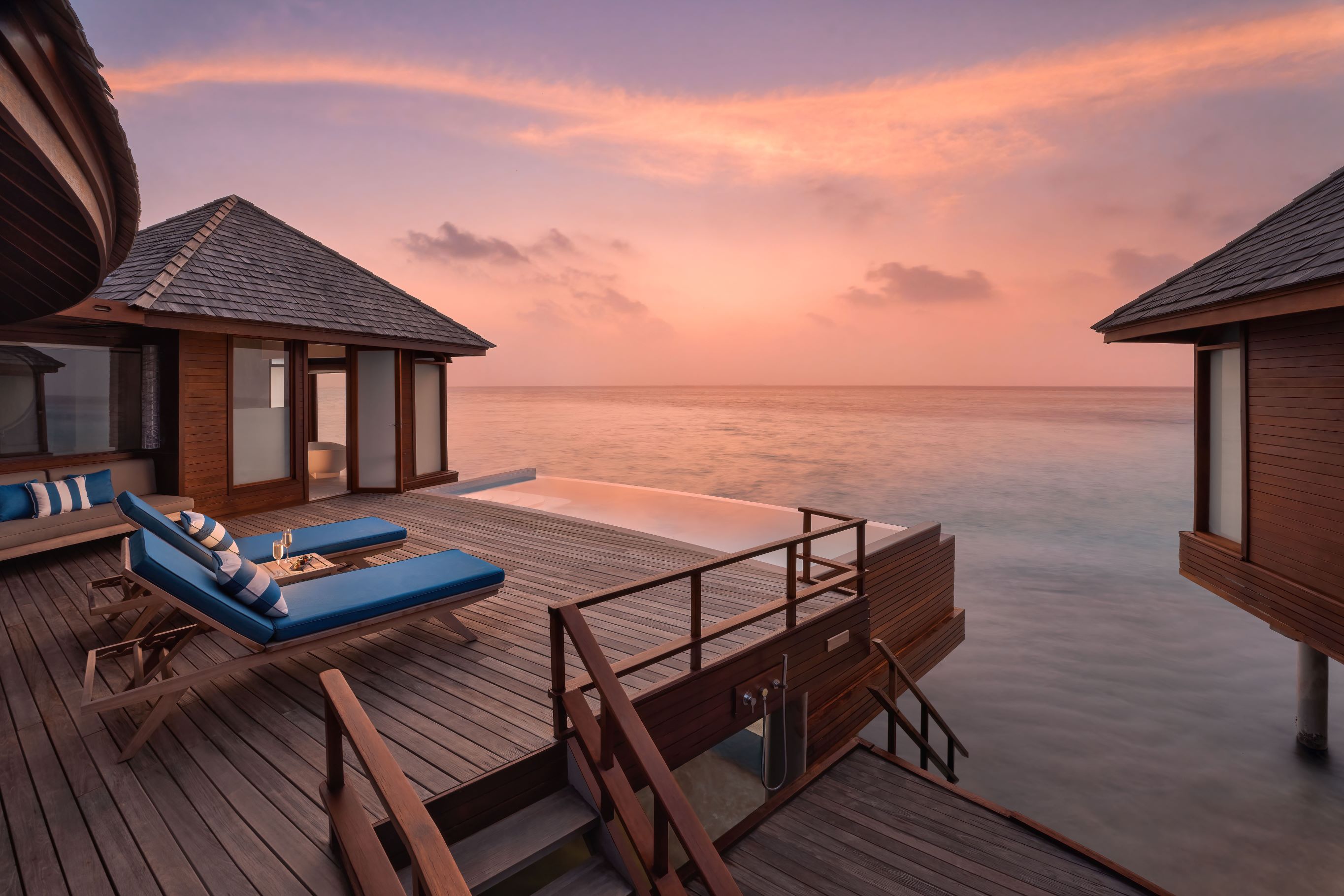 Sunset Overwater Pool Suite