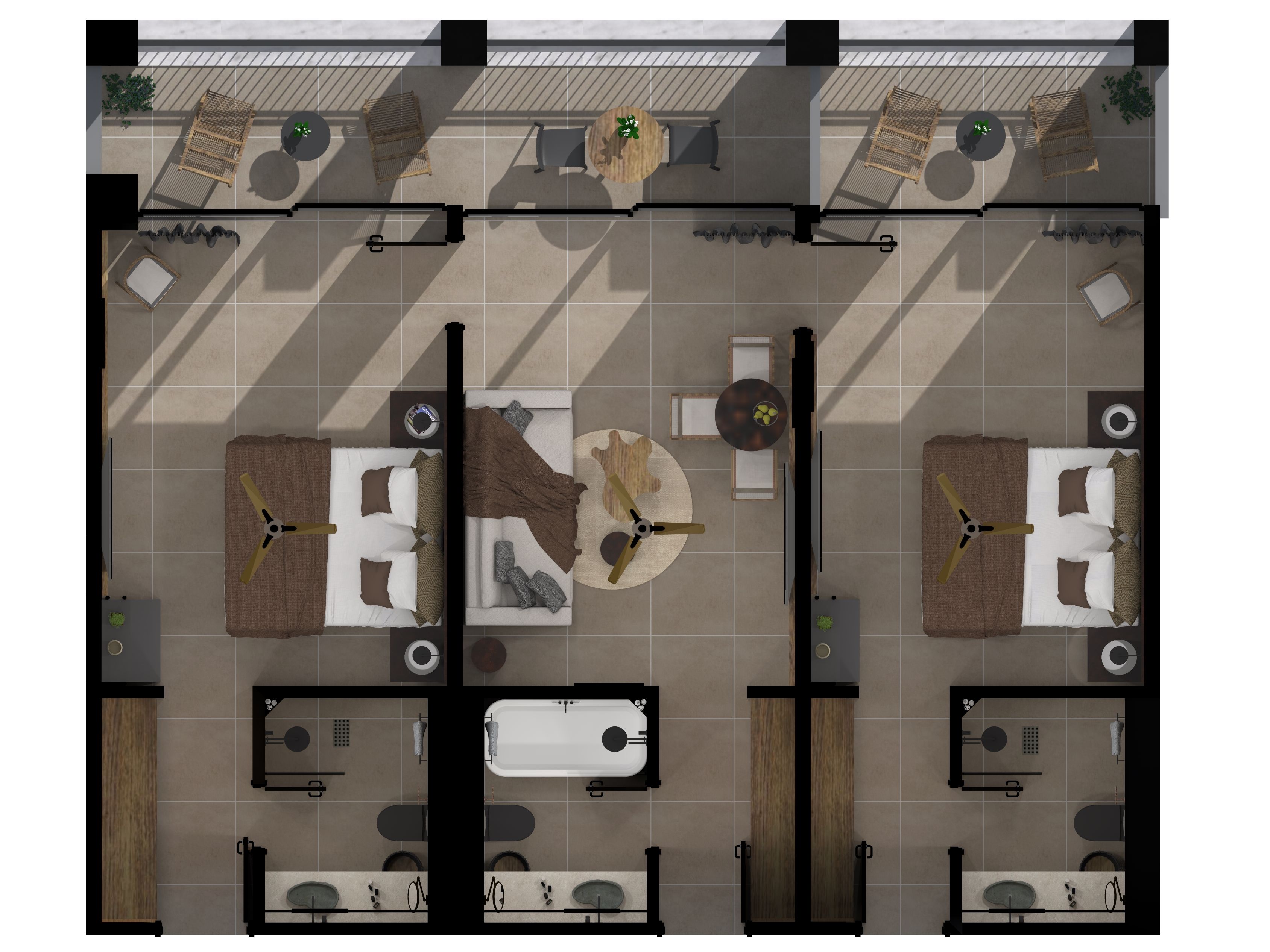 Sapphire Family 2 Bedroom Suite