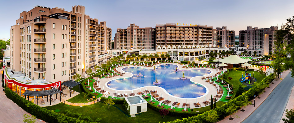 Sunny Beach, Hotel Barcelo Royal Beach, panorama.jpg