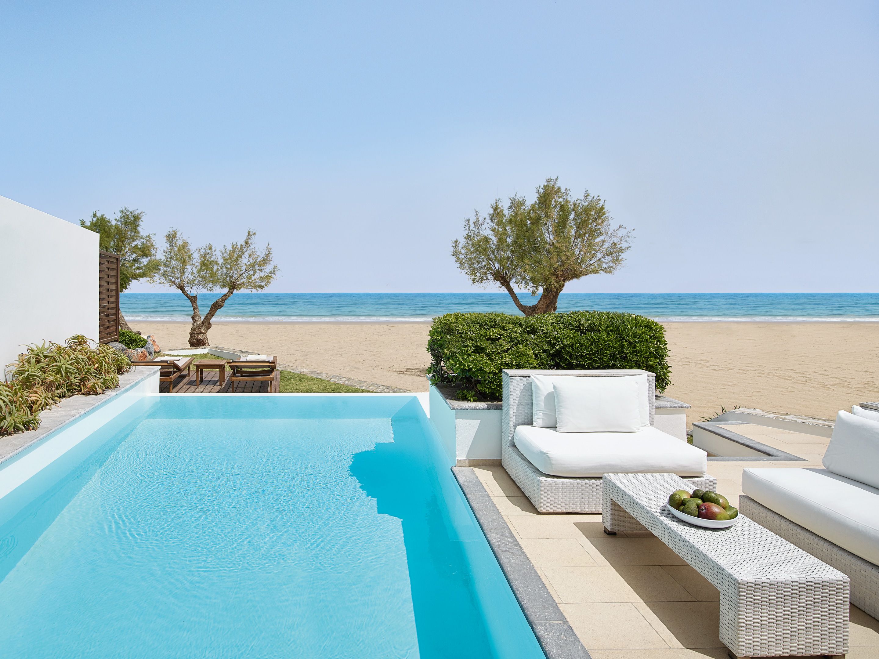 Creta Beach Villa Seafront  Heated Private Pool