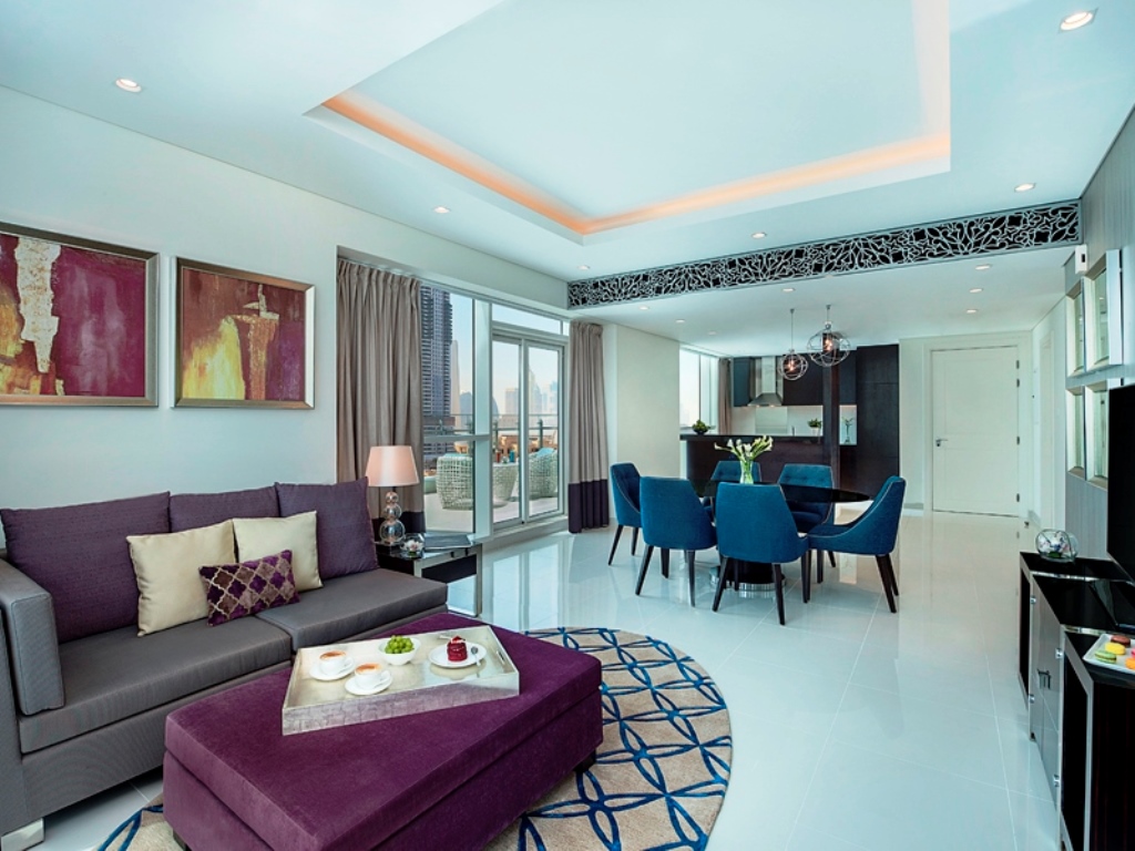 Three Bedroom Suite Downtown View