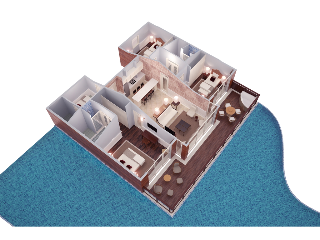 Swim Up Villa