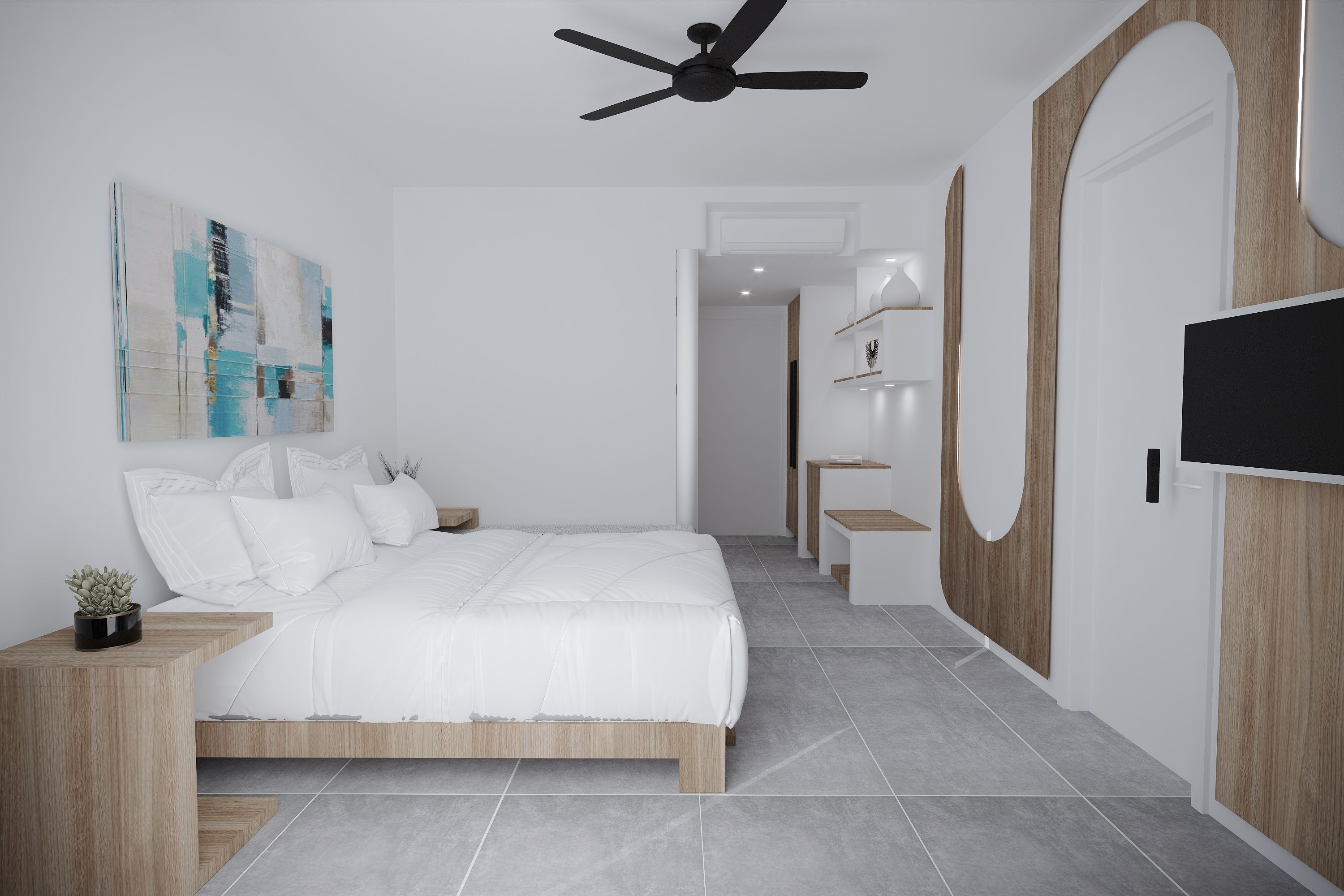 SUPERIOR FAMILY GARDEN VIEW WITH 2 BEDROOMS AND BALCONY OR TERRACE 