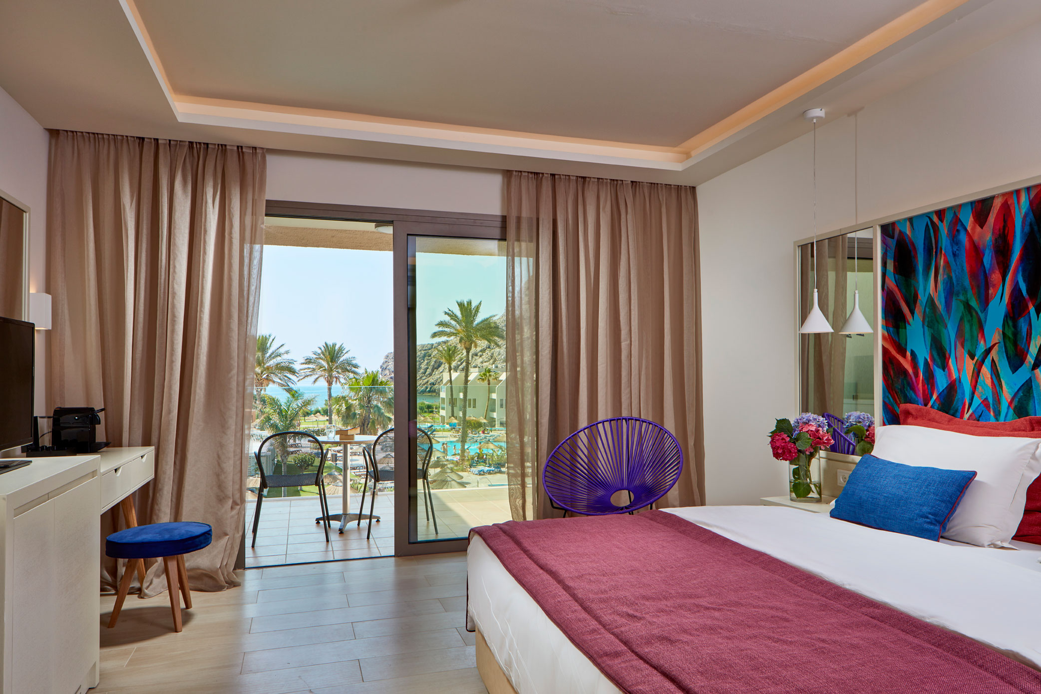 Premium Double room Side sea view Balcony