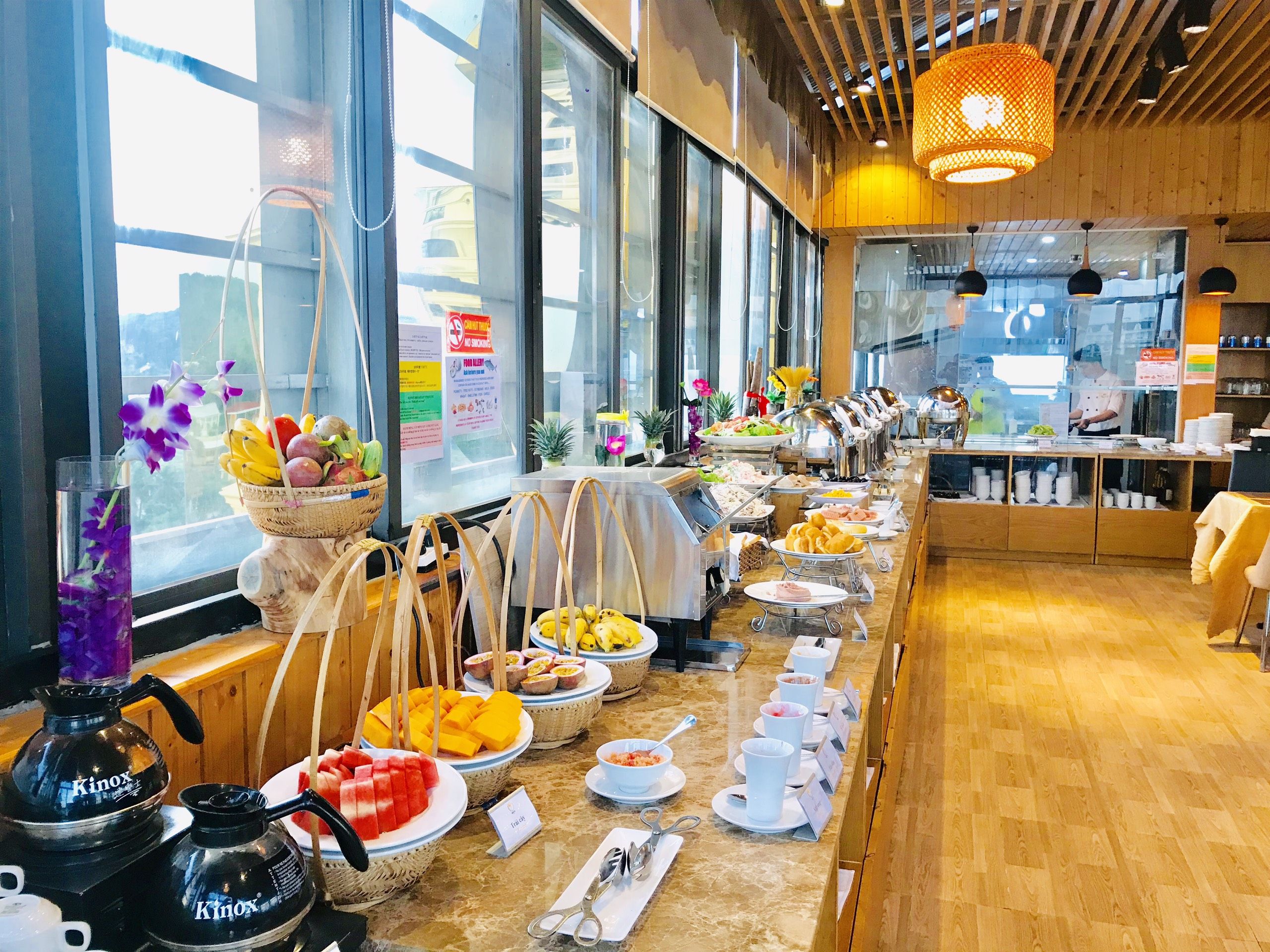 Top floor restaurant