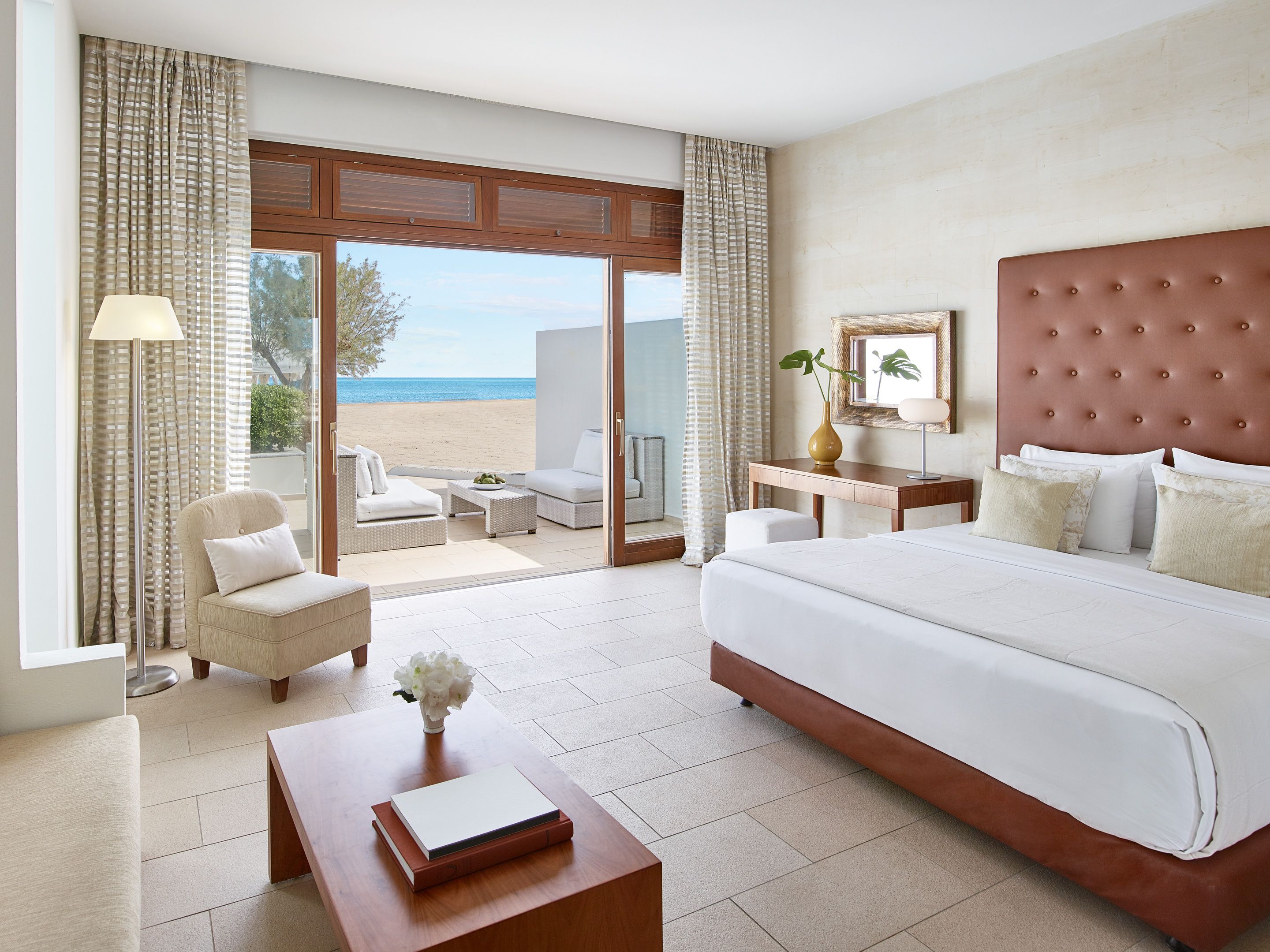 Creta Beach Villa Seafront  Heated Private Pool