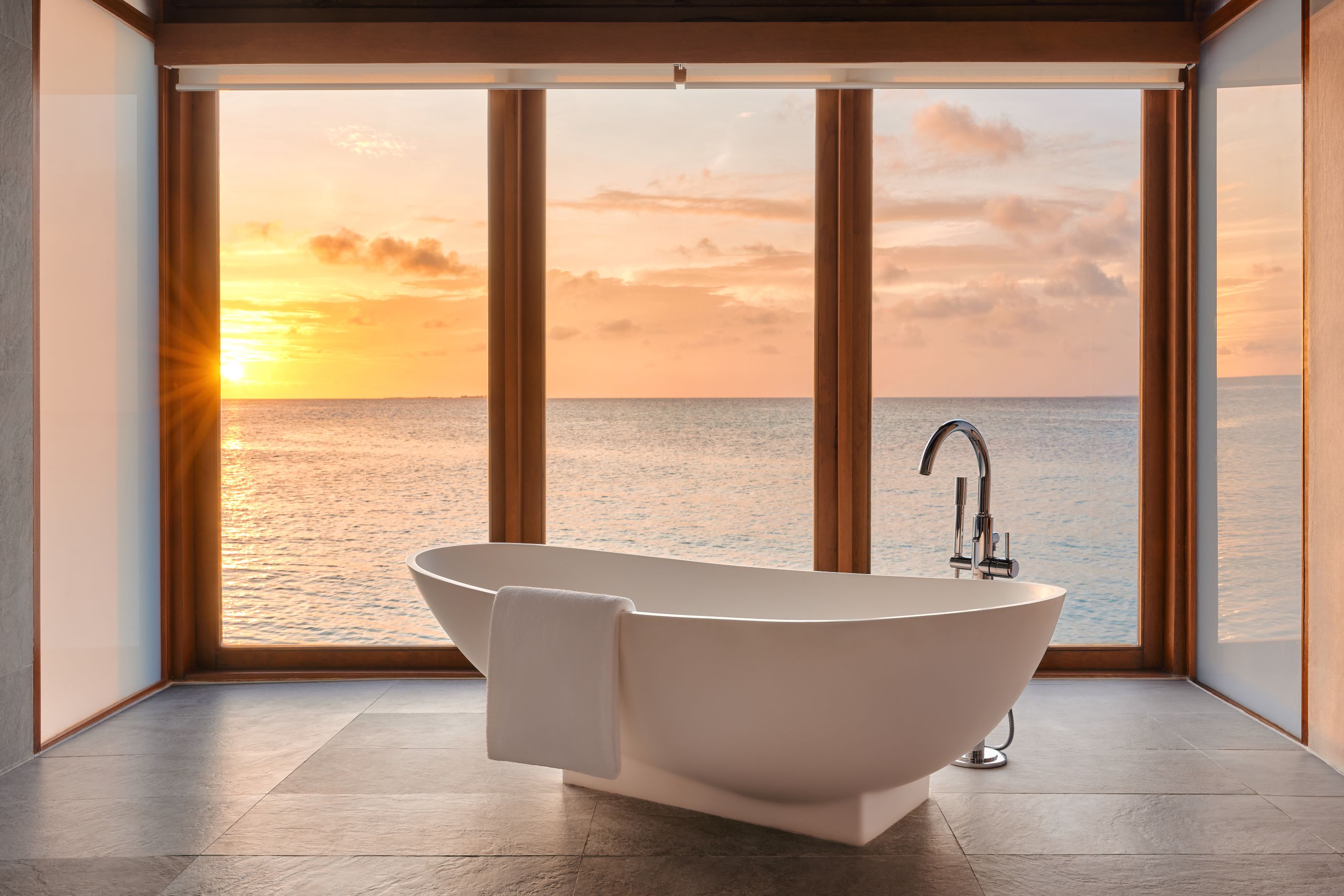 Sunset Overwater Pool Suite