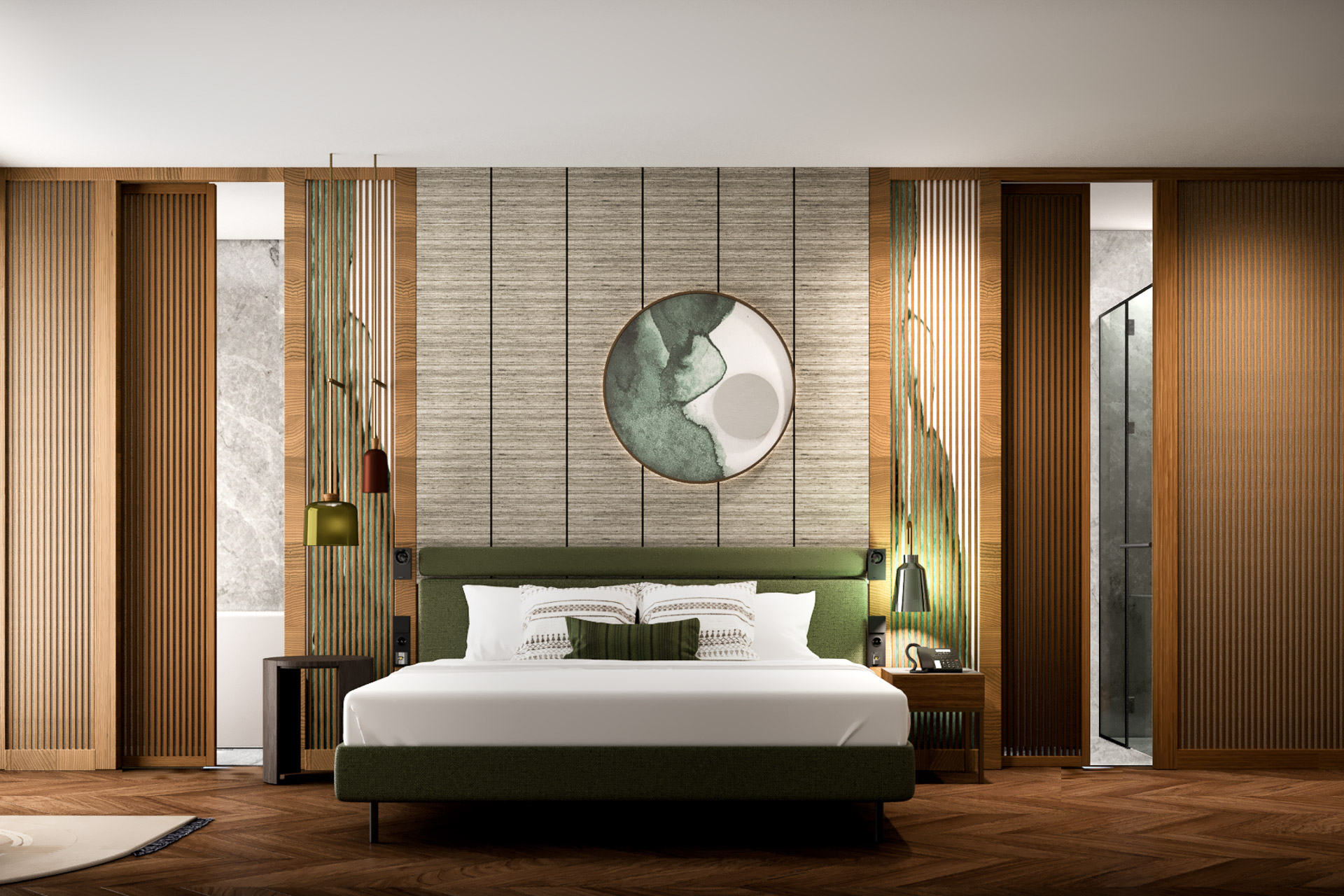Penthouse Suite with 2 Bedrooms Sea View 2+1 ( Community Zone )