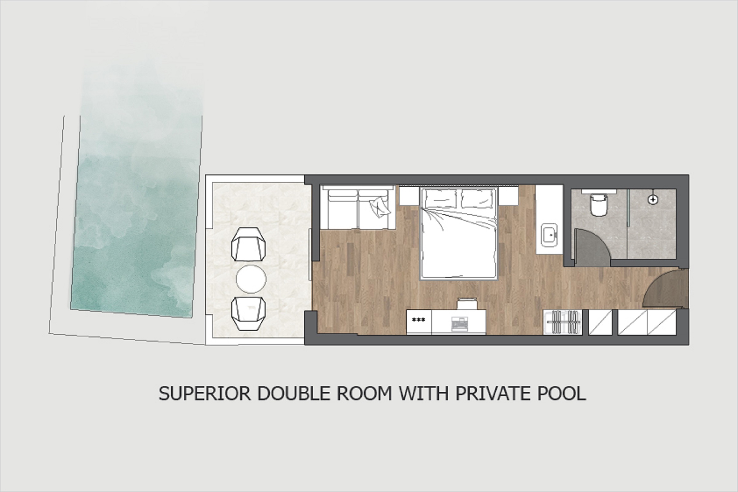 SUPERIOR DOUBLE PRIVATE POOL