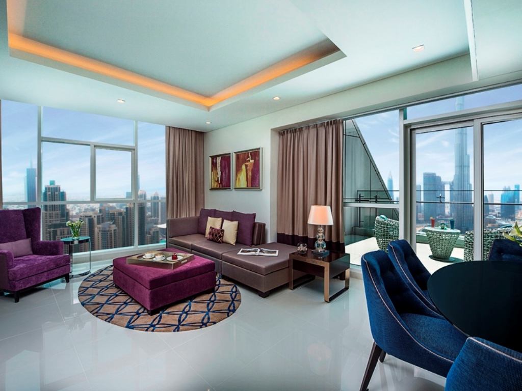 Three Bedroom Suite Downtown View