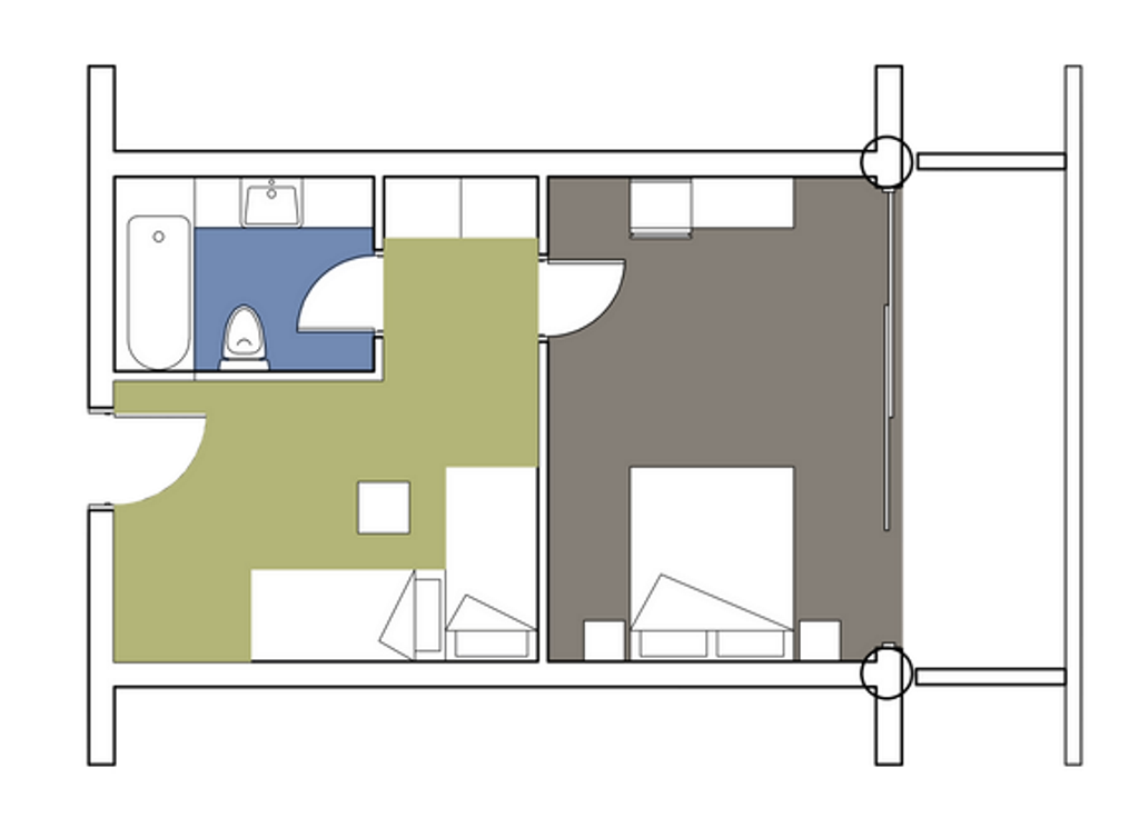 Family 2 Rooms Balcony or Terrace 