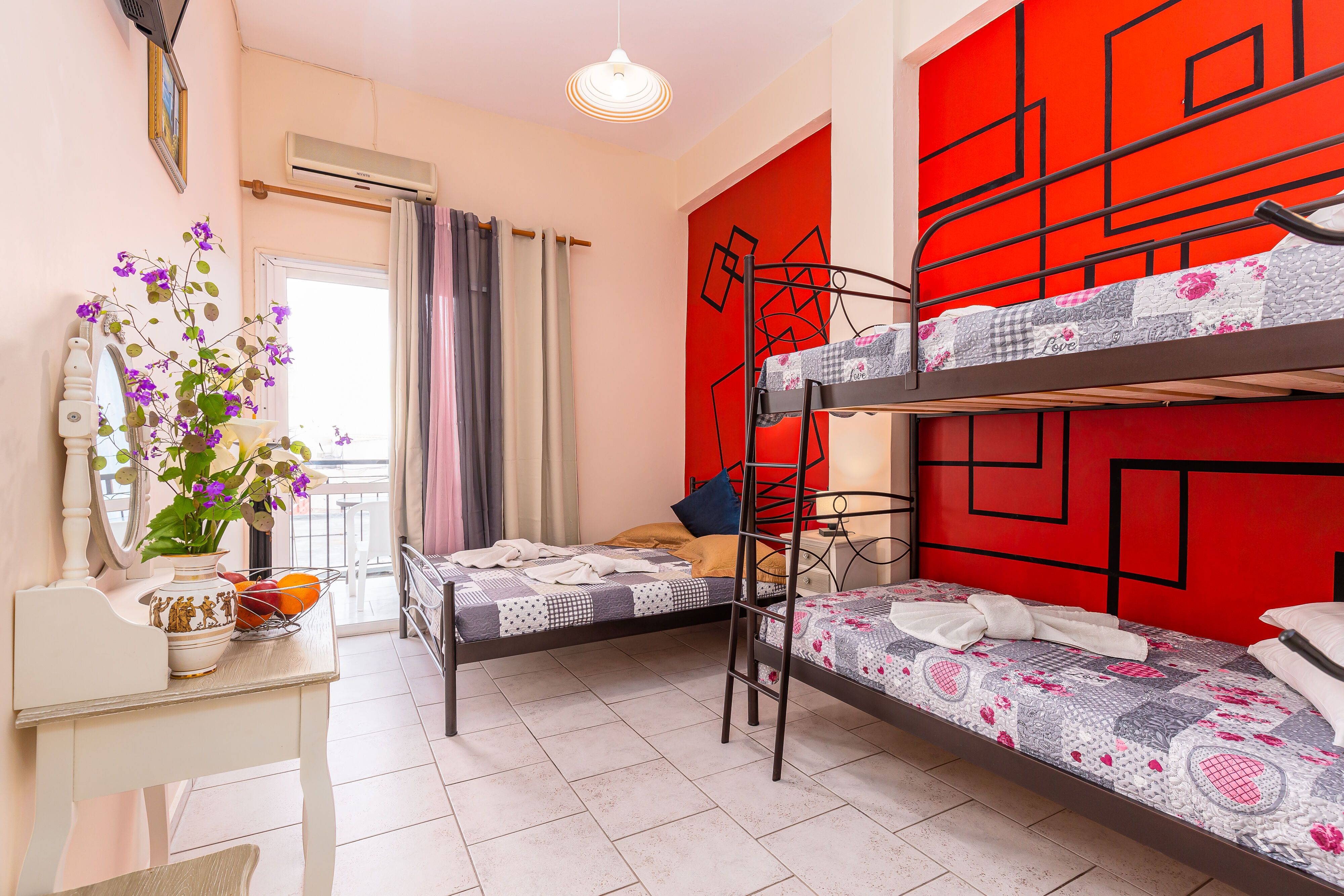 QUADRUPLE ROOM LANDVIEW BALCONY OR TERRACE 