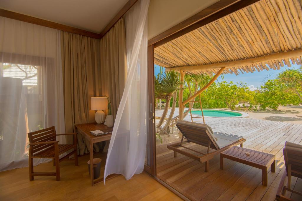 Beachfront One-Bedroom Villa