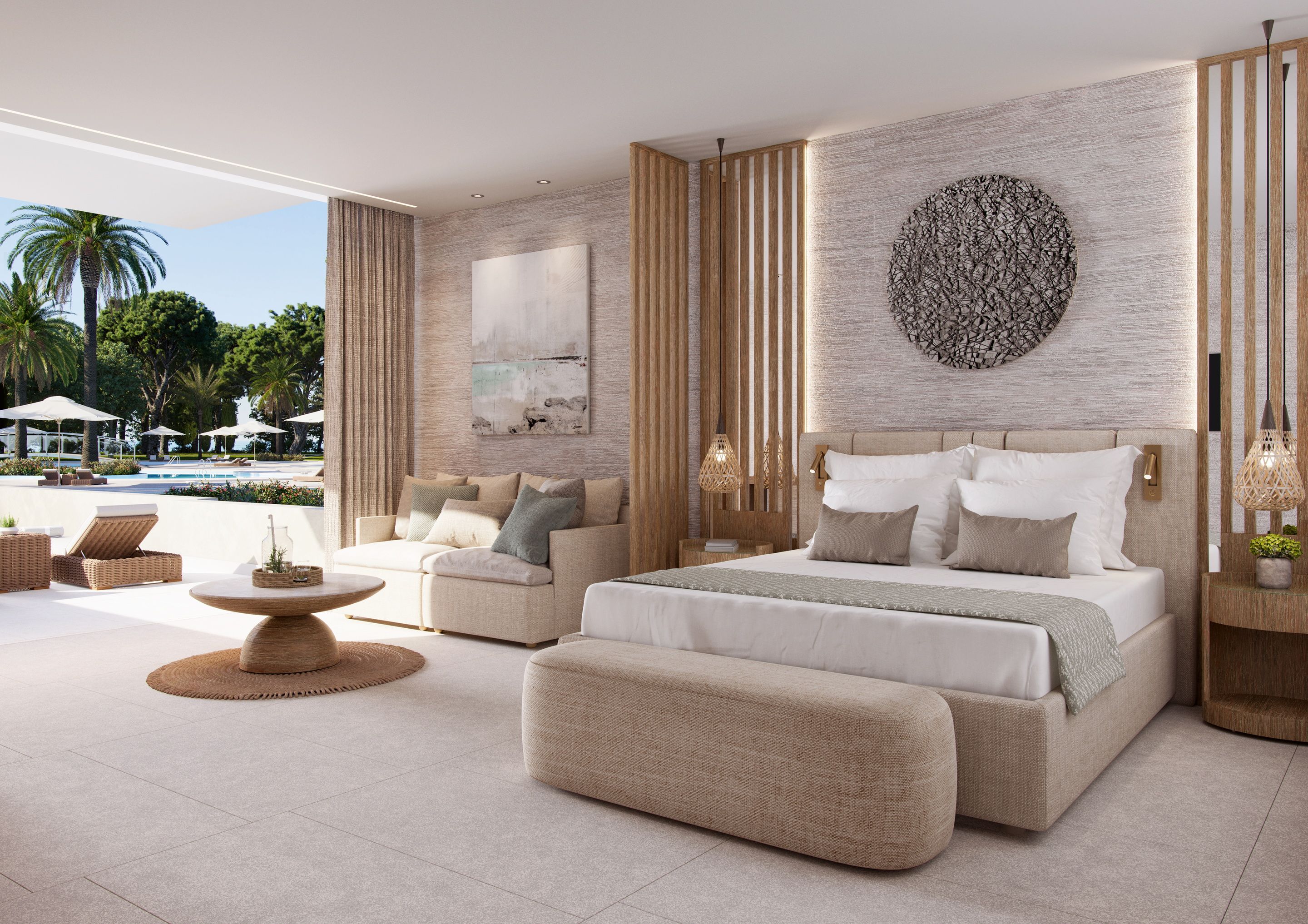 Junior Suite Private Garden Pool View