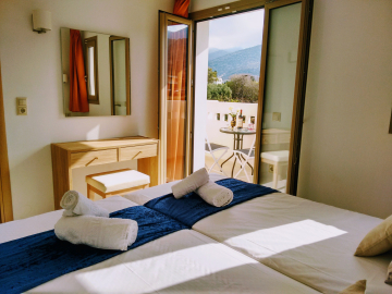 1 BEDROOM TRIPLE APARTMENT GARDEN VIEW BALCONY OR TERRACE