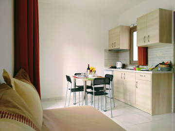 1 BEDROOM TRIPLE APARTMENT GARDEN VIEW BALCONY OR TERRACE